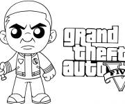 Coloriage Chibi GTA5