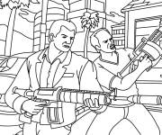 Coloriage Fusillades dans GTA V
