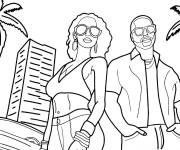 Coloriage Grand Theft Auto V