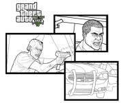 Coloriage et dessins gratuit GTA 5 petite section à imprimer