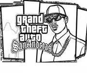 Coloriage et dessins gratuit GTA San Andreas à imprimer