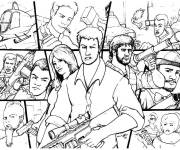 Coloriage GTA style cartoon