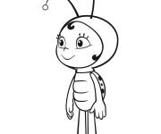 Coloriage Abeille Lara Gulli