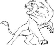 Coloriage Animaux Gulli lion