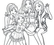 Coloriage Barbie Chelsea Stacie et Skipper Gulli