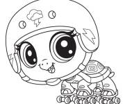 Coloriage Bev de littlest Pet Shop sur Gulli