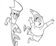 Coloriage Blake et Mitch de dessin anim&eacute; Objectif Blake