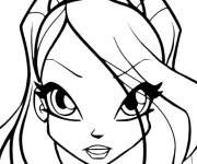 Coloriage Bloom de Winx Club pour fille