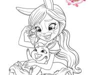 Coloriage Bree et Twist de Enchantimals