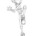 Coloriage Cathy de Monster Buster Club