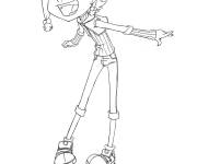 Coloriage Cathy de Monster Buster Club &agrave; colorier