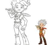 Coloriage Colorie Arthur et les Minimoys