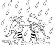 Coloriage Dessin anim&eacute; Maya L'abeille sur Gulli