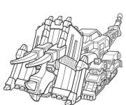 Coloriage DinoTrux Dozer Gulli