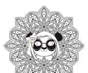 Coloriage Famille Panda Gulli