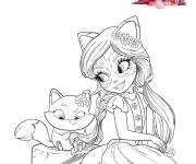 Coloriage Felicity et Flick Enchantimals sur Gulli