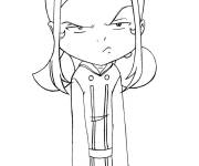 Coloriage Fille Samantha de Monster Buster Club