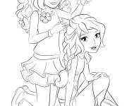 Coloriage Gulli Friends coiffure