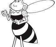 Coloriage La reine des abeilles Gulli