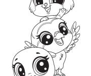 Coloriage Les meilleurs personnages de littlest Pet Shop