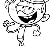 Coloriage Lincoln de Bienvenue chez les Loud Gulli