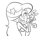 Coloriage Marina et Bernie de Gulli
