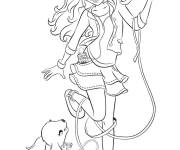 Coloriage Olivia de Friends pour enfant