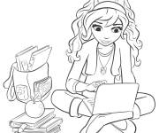 Coloriage Olivia de Friends sur Gulli