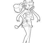 Coloriage Personnage Barbara de Pok&eacute;mon Gulli