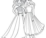 Coloriage Princesses Paillettes Gulli pour fille