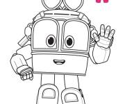 Coloriage Selly de Robot Trains sur Gulli
