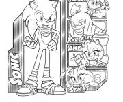 Coloriage et dessins gratuit Sonic et ses amis de Gulli à imprimer