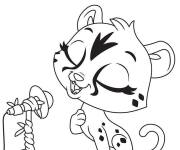 Coloriage Tigre Savannah littlest Pet Shop
