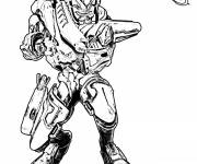 Coloriage Alliance terrifiant de Halo