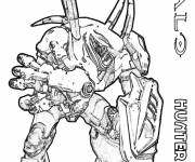 Coloriage Chasseur Halo