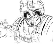 Coloriage Equipement sp&eacute;cial de Halo