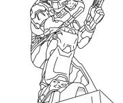 Coloriage Halo 4 et arme vector