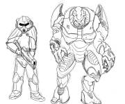 Coloriage Halo Brotherhood of Steel