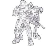 Coloriage Halo et Wings
