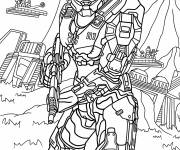 Coloriage Halo Infinite Master Chief