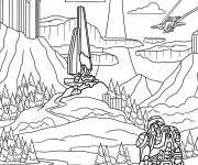 Coloriage Halo Infinite Master Chief Valley