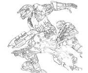 Coloriage Halo Odst &agrave; imprimer