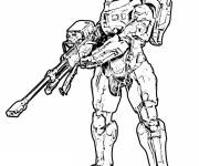 Coloriage Jeu Halo Partie quatre