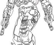Coloriage Le courageux Master Chief Halo