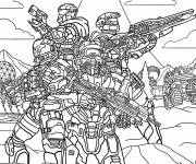 Coloriage Mode multijoueur Halo Infinite