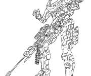 Coloriage Tireur Halo 5