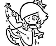 Coloriage B&eacute;b&eacute; princesse Harmonie
