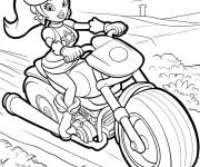 Coloriage Course entre Rosalina et Yoshi