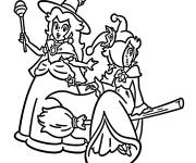 Coloriage Harmonie avec la princesse Peach