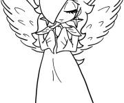 Coloriage Harmonie comme ange